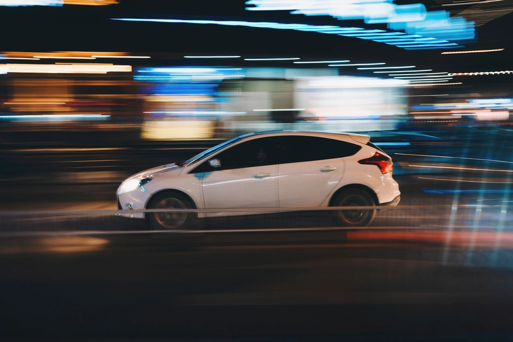 long exposure car driving Wencheng